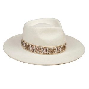 Lack of Color white wool hat
